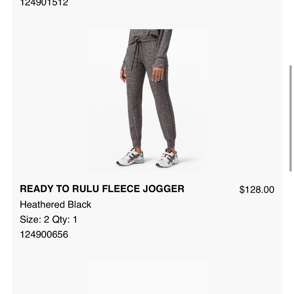Lululemon Ready to Rulu Fleece Joggers